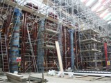 02 Work going on inside the Cathedral in early November 2012