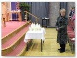 05 Sr Angela with the Anniversary Candles presented to all the couples